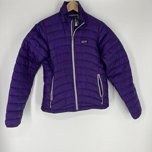 Patagonia Jacket Size XS Womens Purple Special Edition Goose Down Sweater Puffer